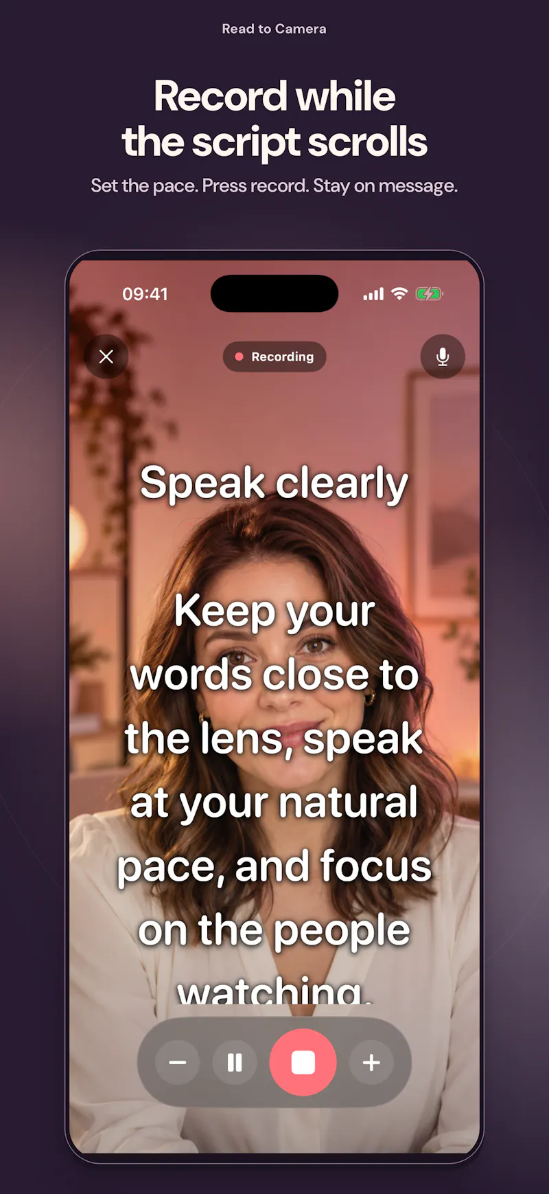 Teleprompter: Read to Camera screenshot 2