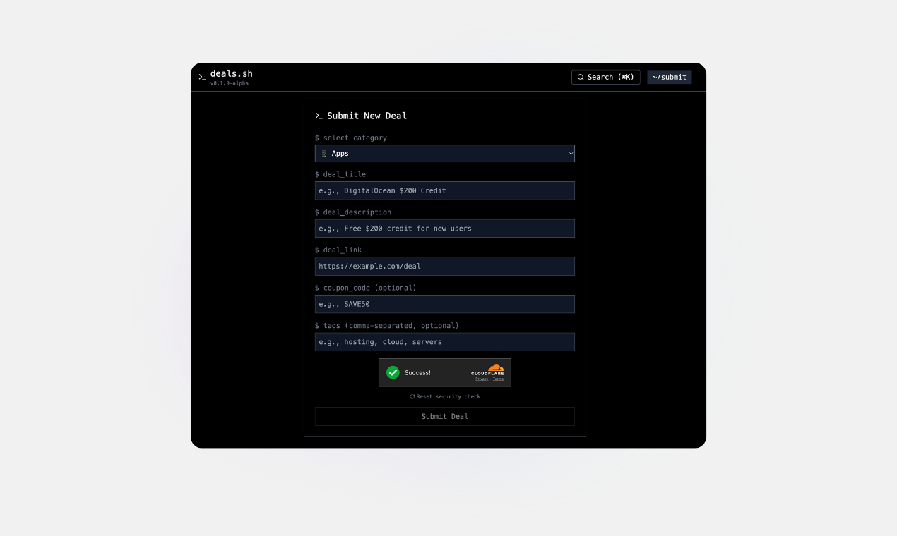 deals.sh gallery image