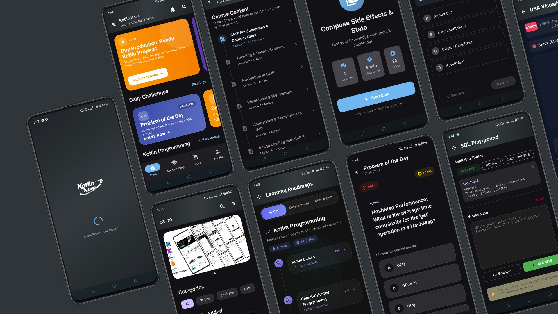 Kotlin Nova - KMP App - Screenshot 2 showing product features and functionality