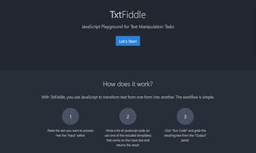 TxtFiddle gallery image