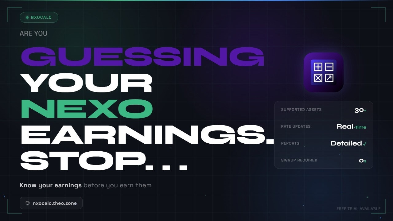 Nexo Earn Calculator media 1