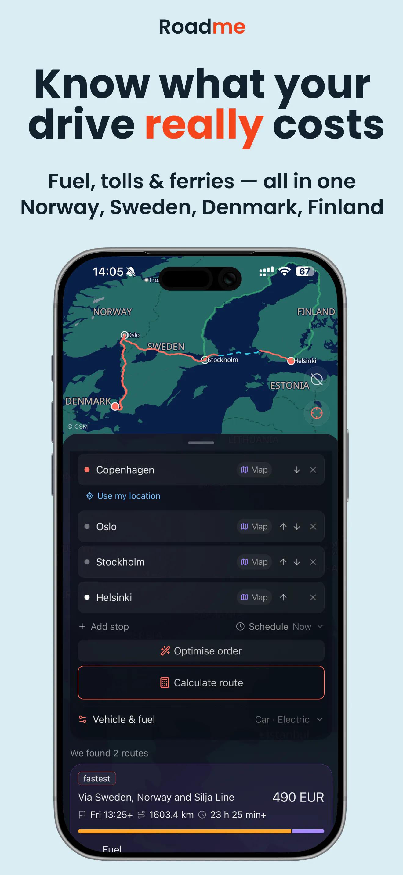 Road.me: Fuel, Toll & Ferry Calculator gallery image
