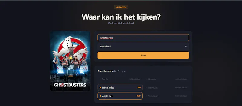 Waar kan ik het kijken? screenshot 2