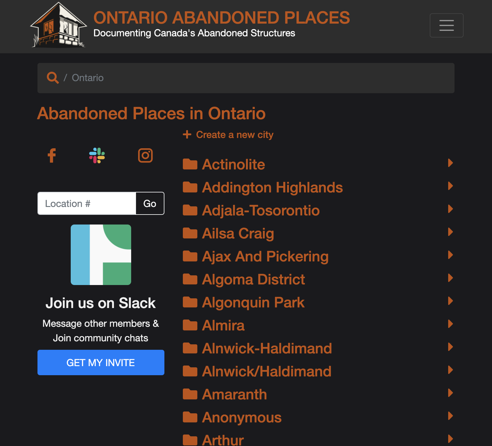 Ontario Abandoned Places gallery image