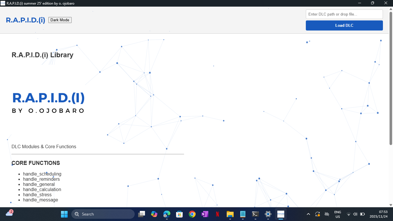 Rapid - Main product screenshot demonstrating key features and user interface