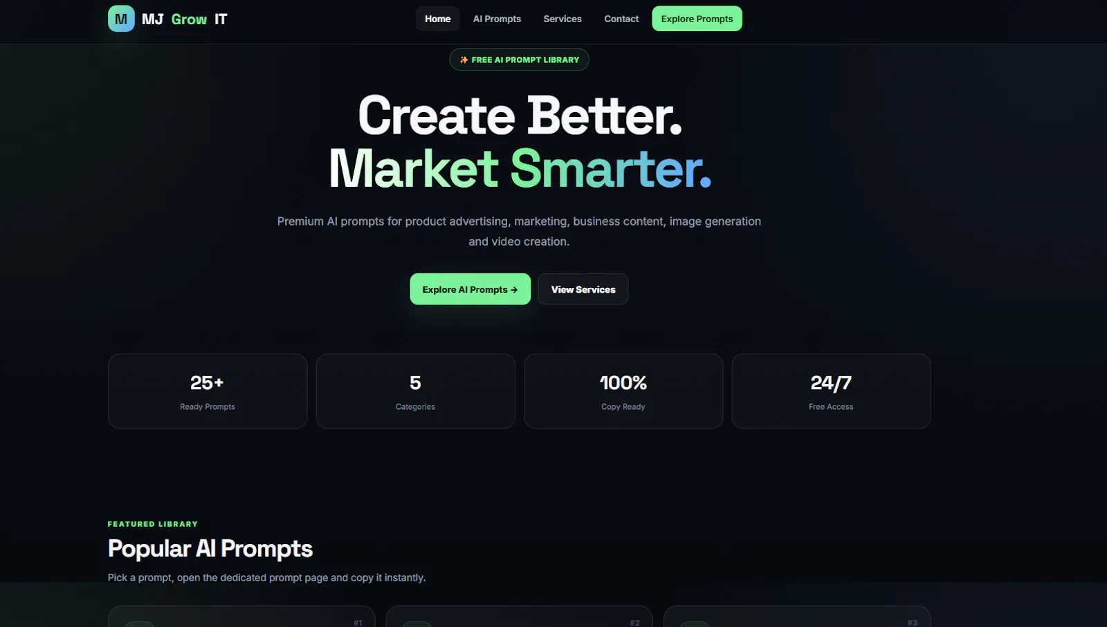MJGrow IT screenshot 2