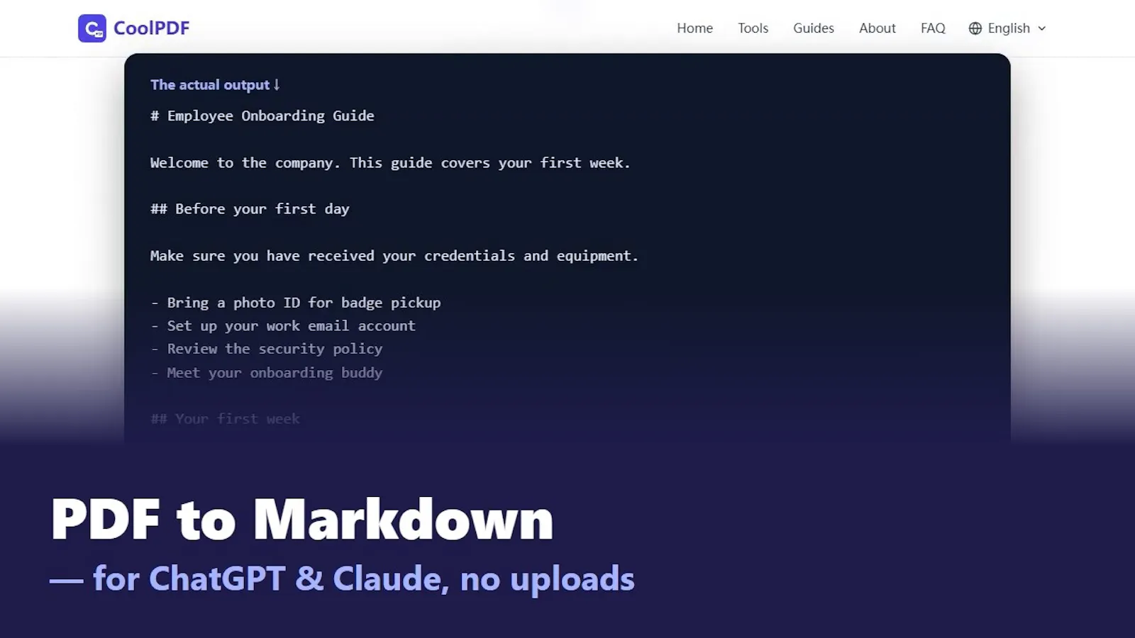 CoolPDF screenshot 1 (video preview)