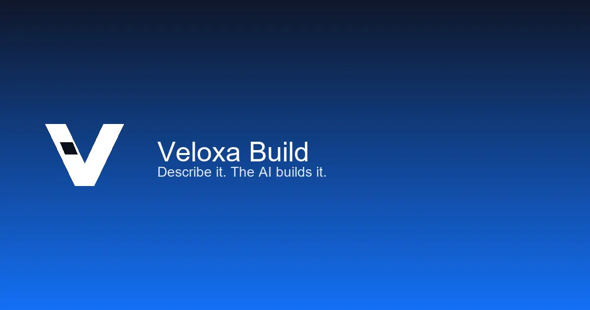 Veloxa Build gallery image
