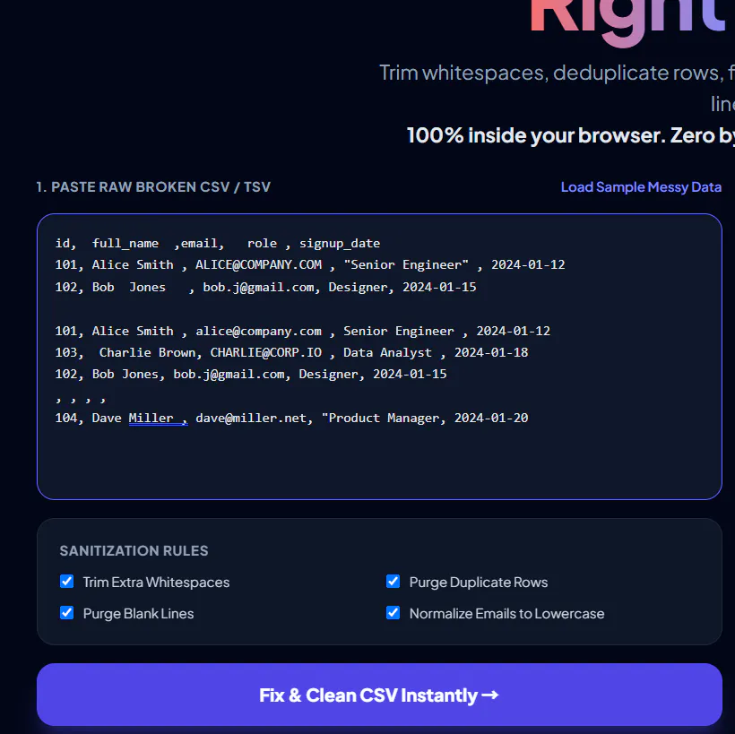 Fix Your Broken CSV Right Now gallery image