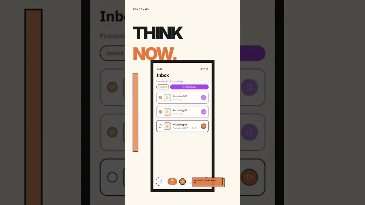 Tonot - AI voice note gallery image