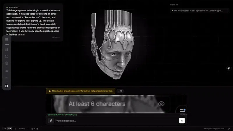 AI Chatbot Starter Kit screenshot 1 (video preview)