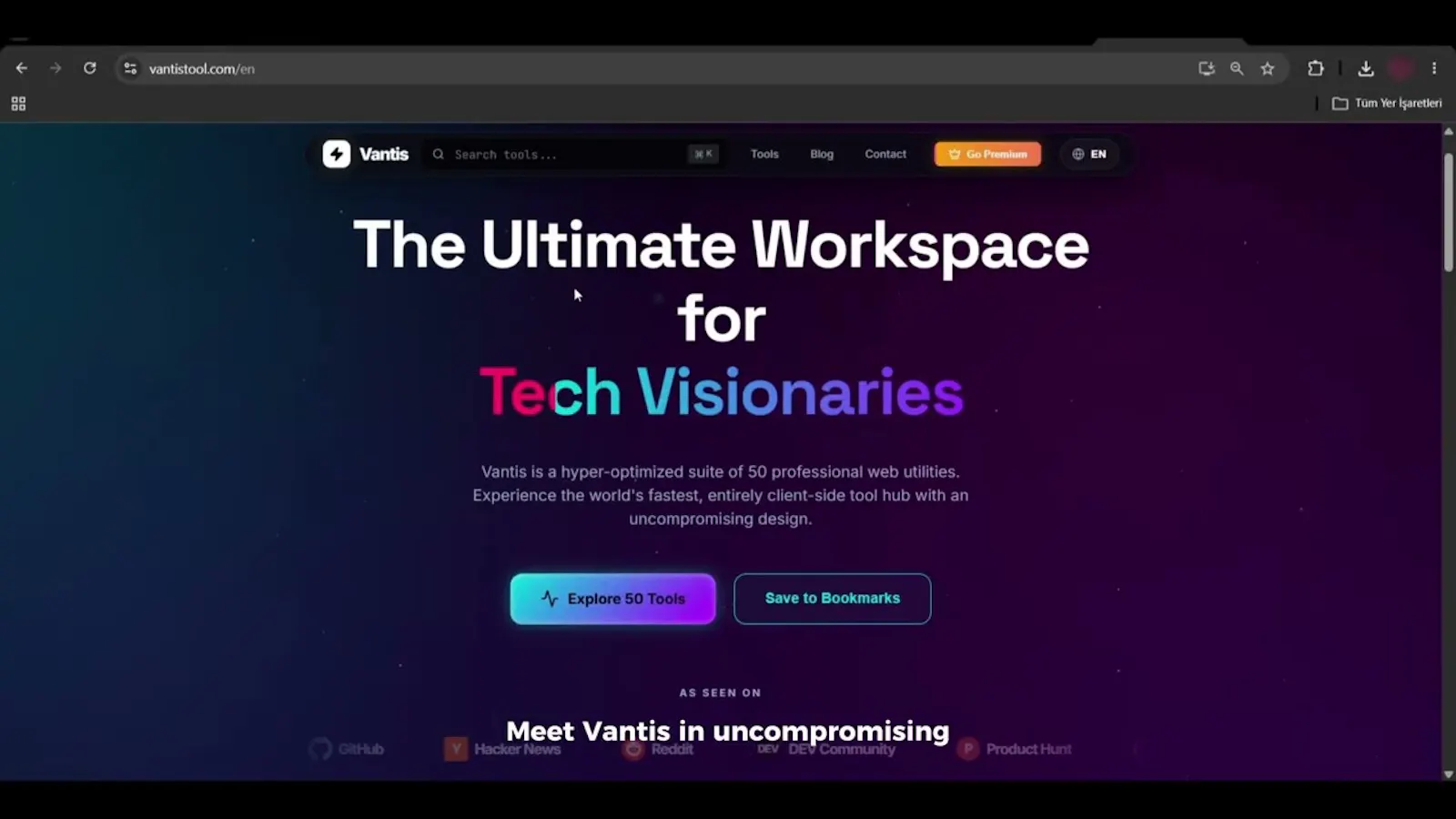 Vantis screenshot 1 (video preview)