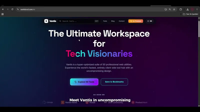 Vantis screenshot 1 (video preview)