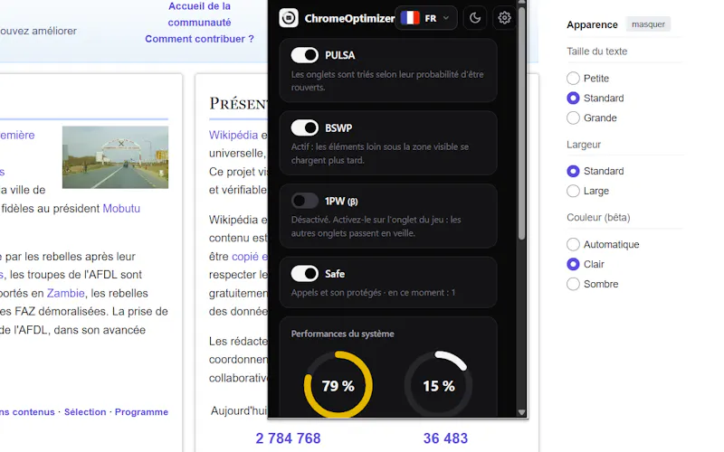 ChromeOptimizer screenshot 4