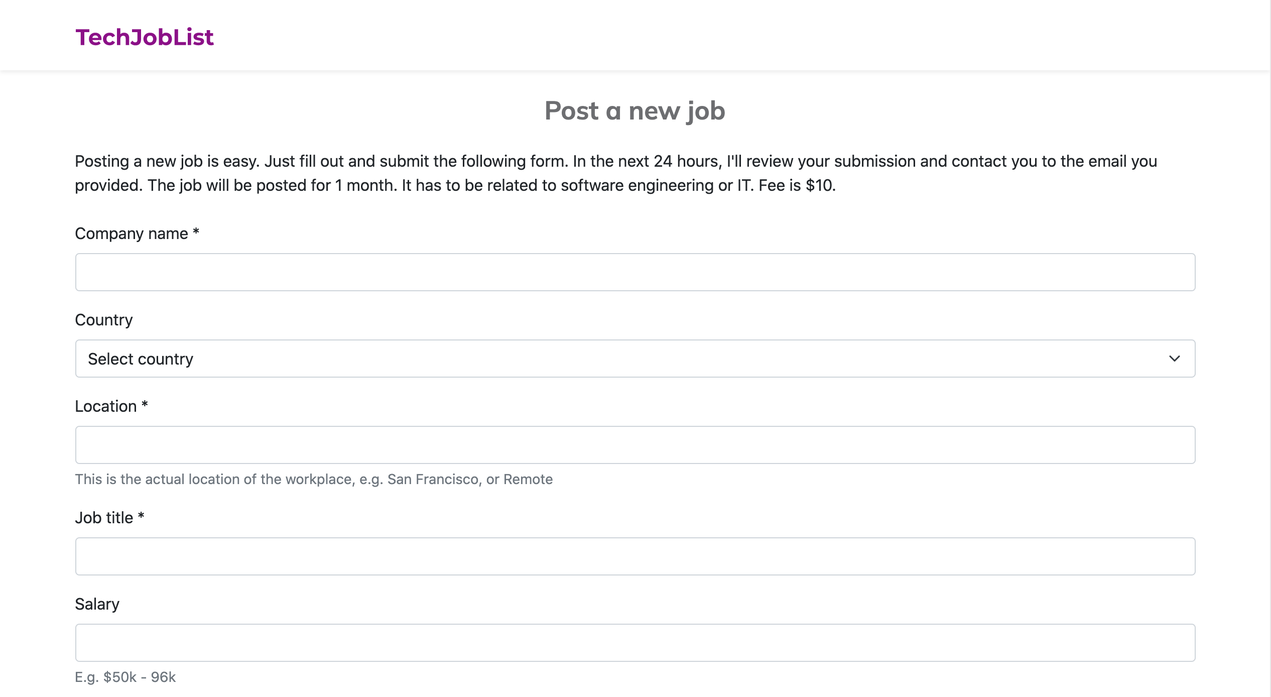 TechJobList gallery image