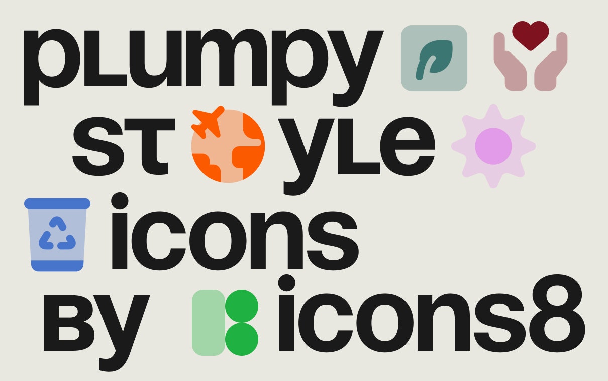 Plumpy Icons : p/icons8 | Product Hunt