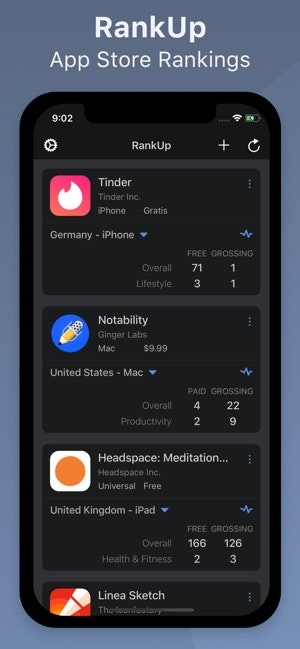 RankUp - App Store Rankings gallery image