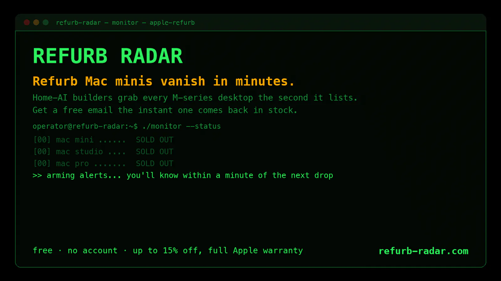 Refurb Radar gallery image