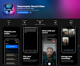 Teleprompter: Record Video & Script gallery image