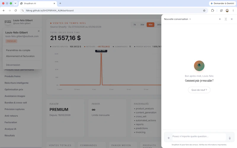 SHOPBRAIN AI  screenshot 2