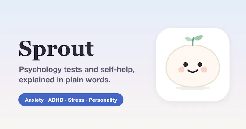 Sprout: Know Yourself Better screenshot 1