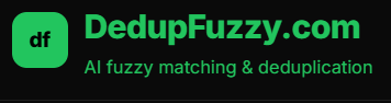 DedupFuzzy AI