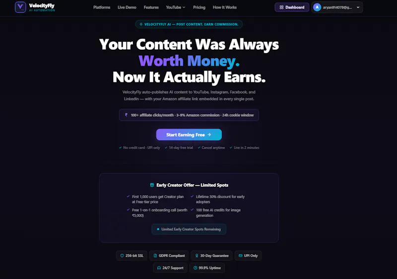VelocityFly screenshot 1