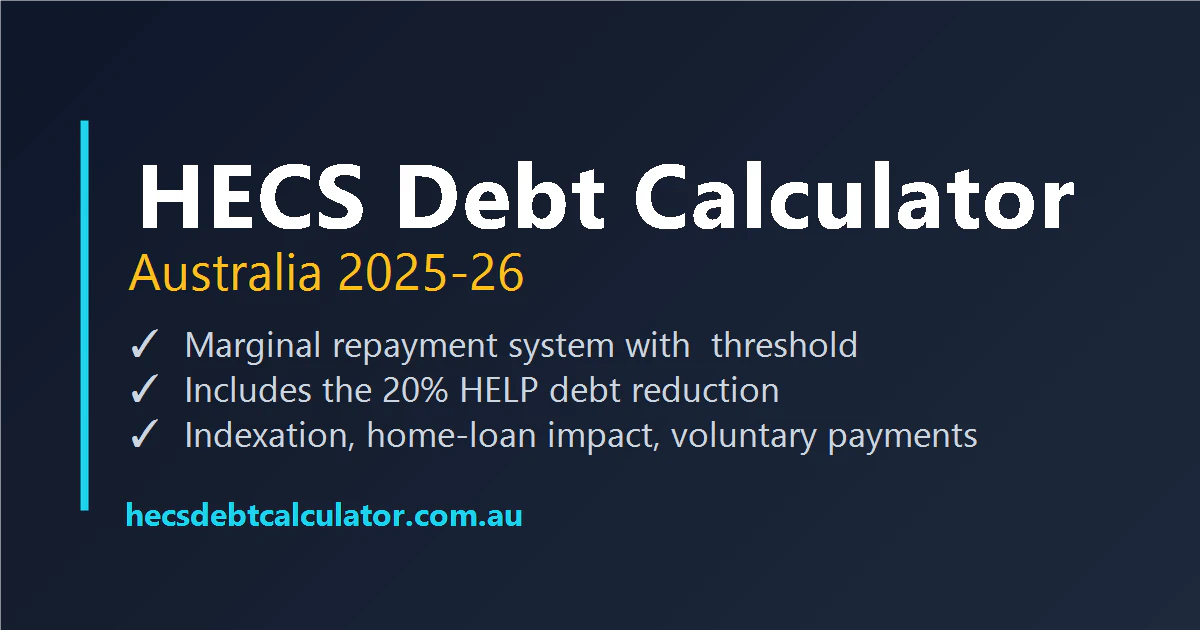 HECS Debt Calculator 대표 미리보기