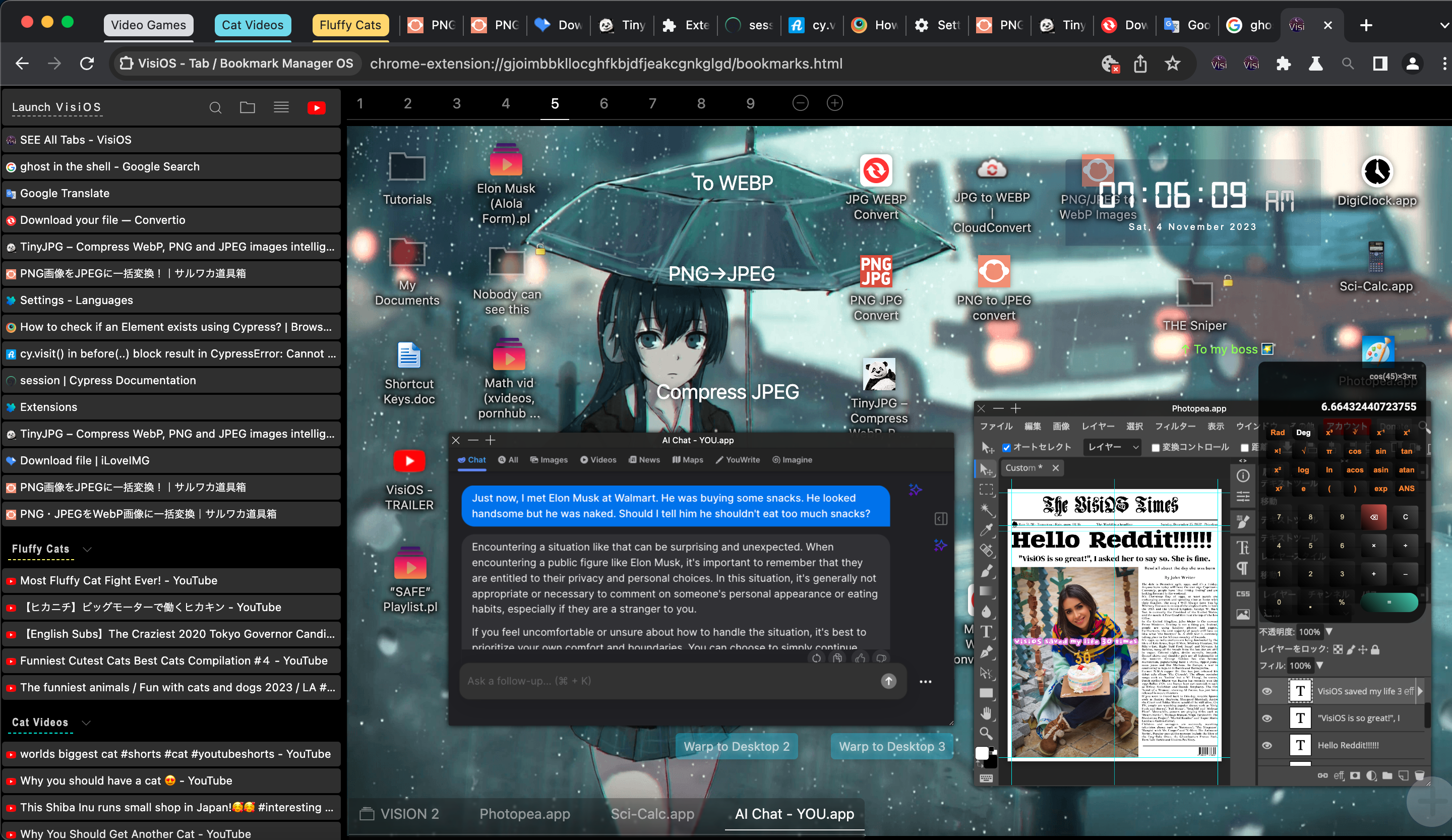 Visios - Tab/Bookmark Manager OS medya 4