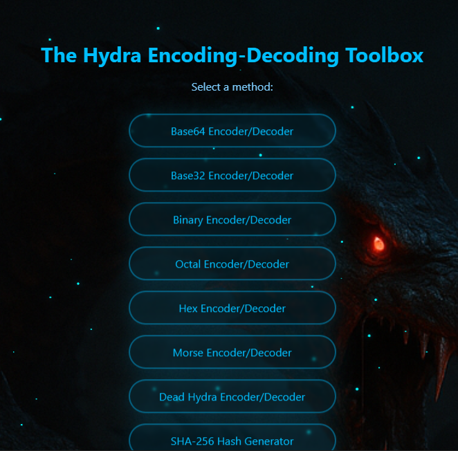 The Hydra - Main product screenshot demonstrating key features and user interface