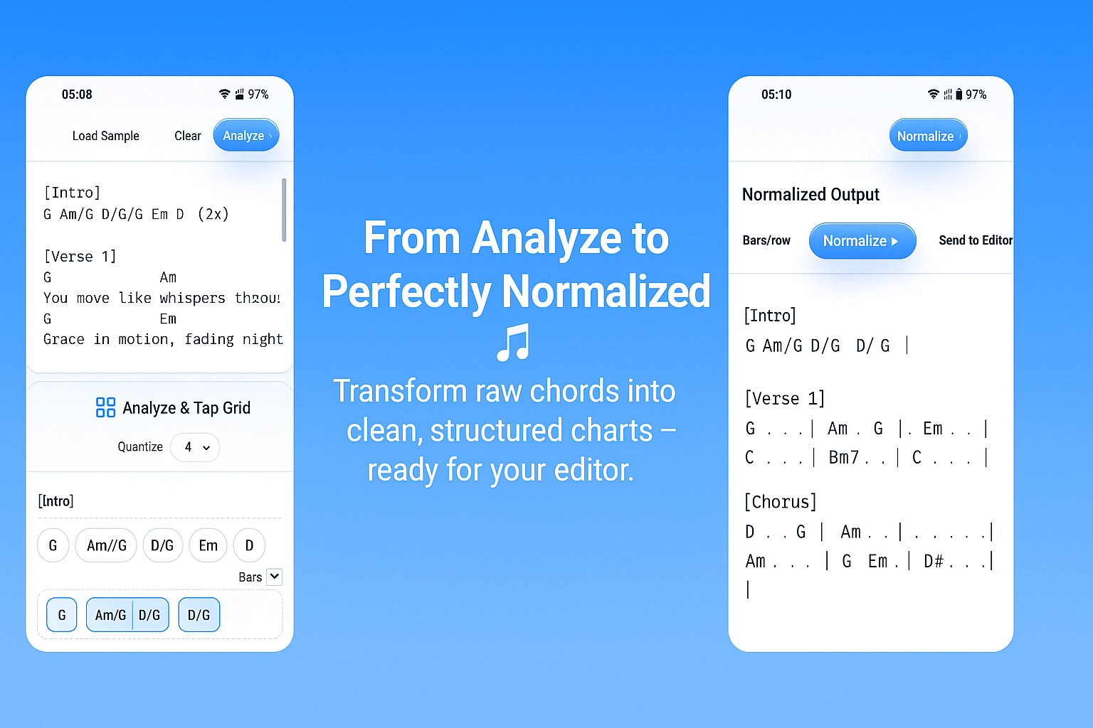 ChordyV - Screenshot 2 showing product features and functionality