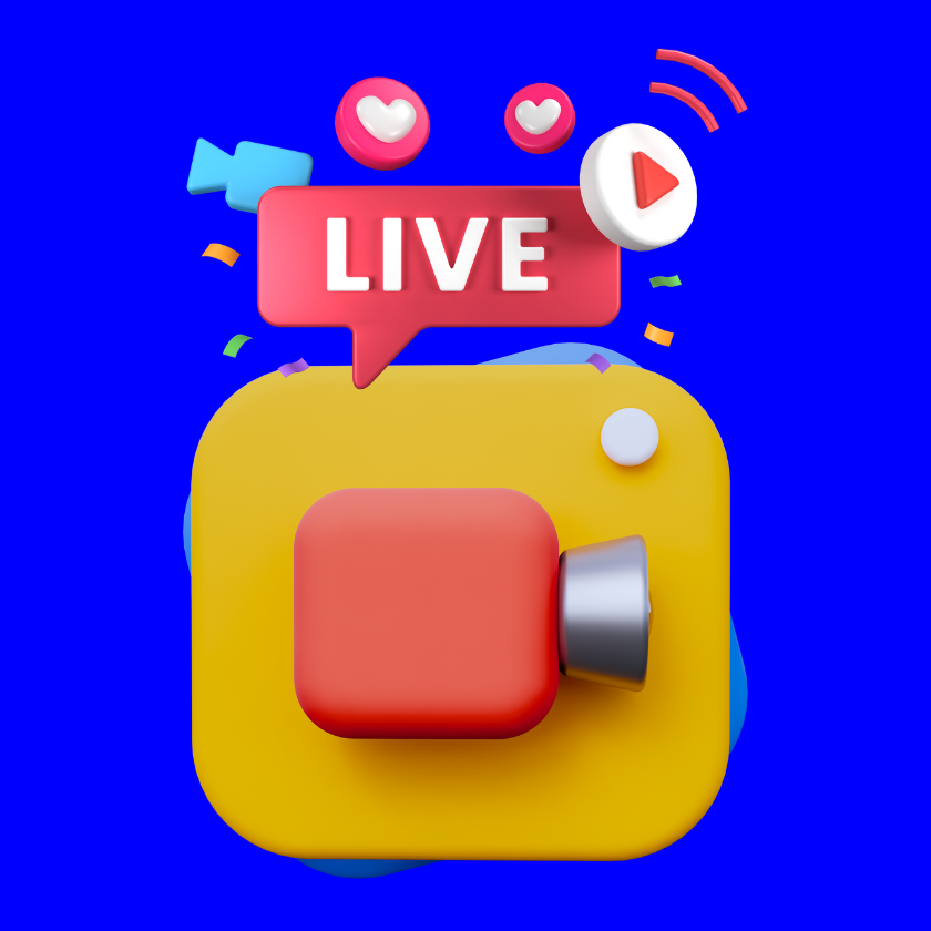 Live stream Pre-Recorded videos logo