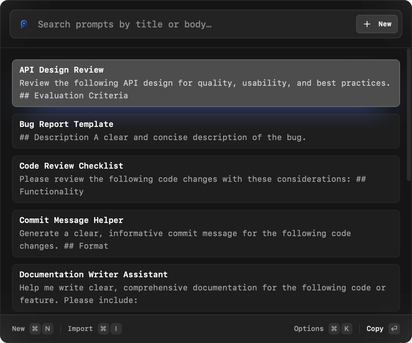 Promptlight - Screenshot 2 preview