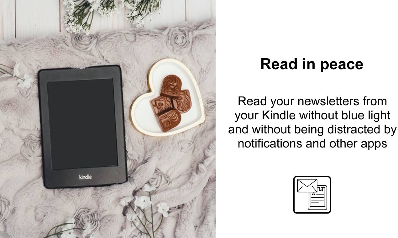 Newsletters to Kindle gallery image