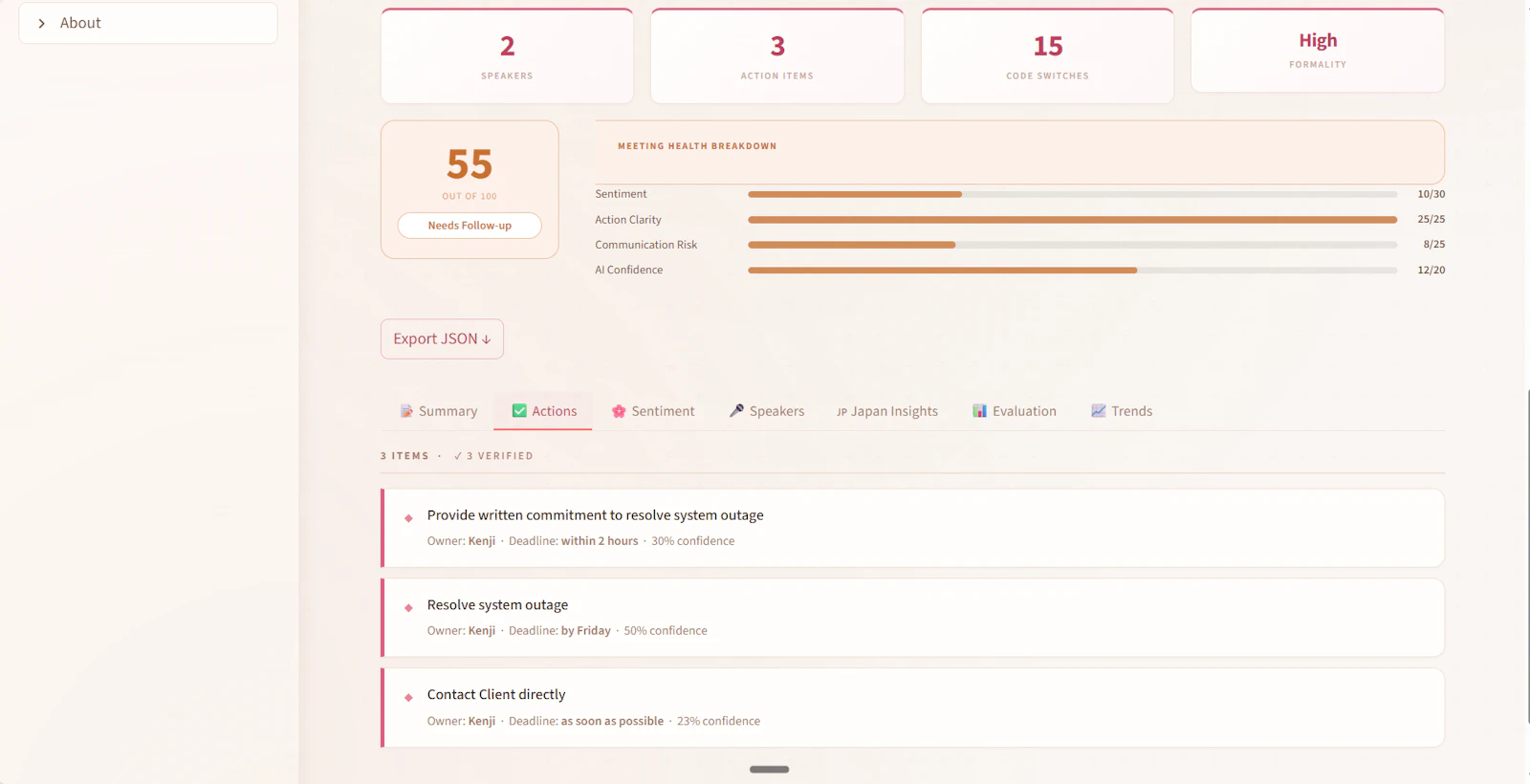 TranscriptAI screenshot 2