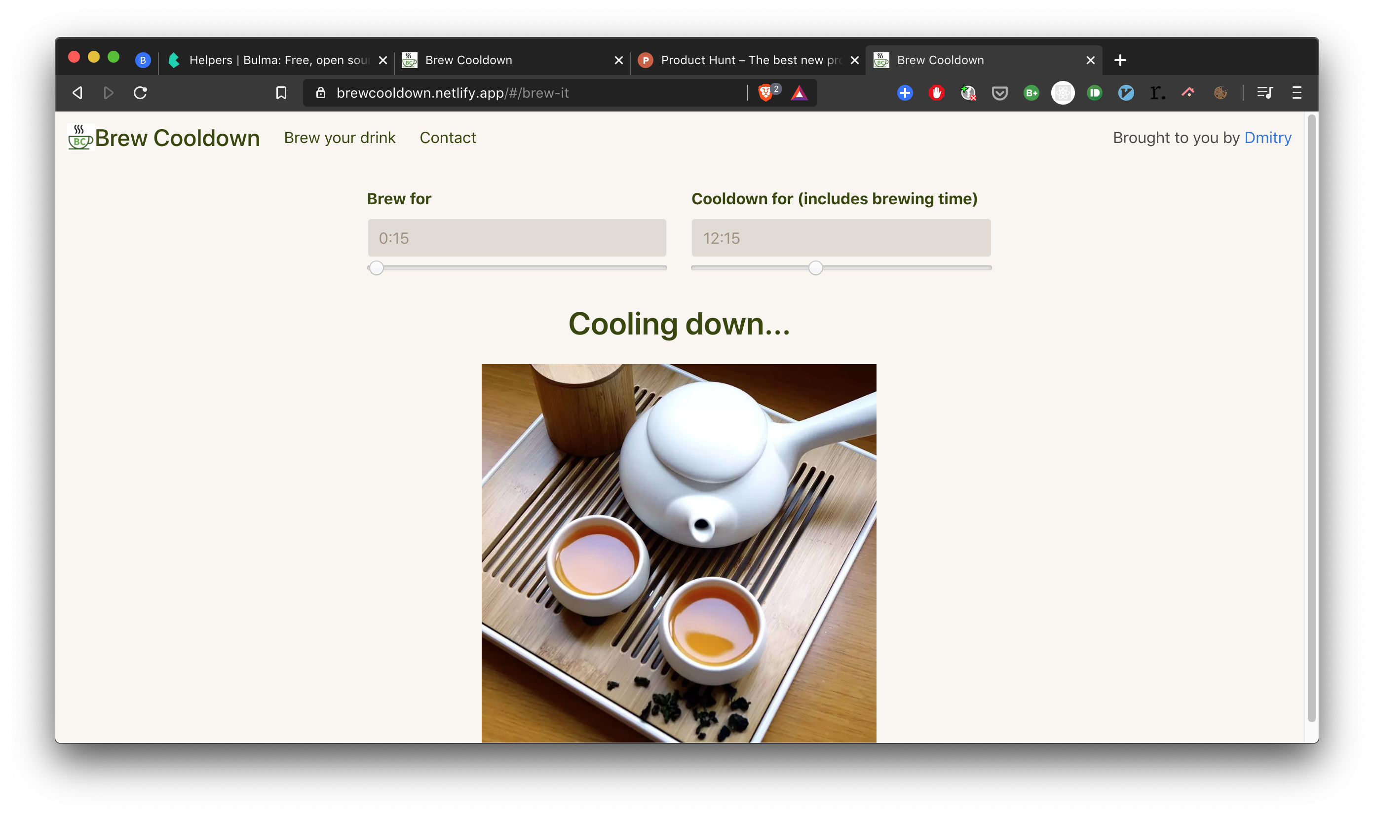 Brew Cooldown Timer gallery image