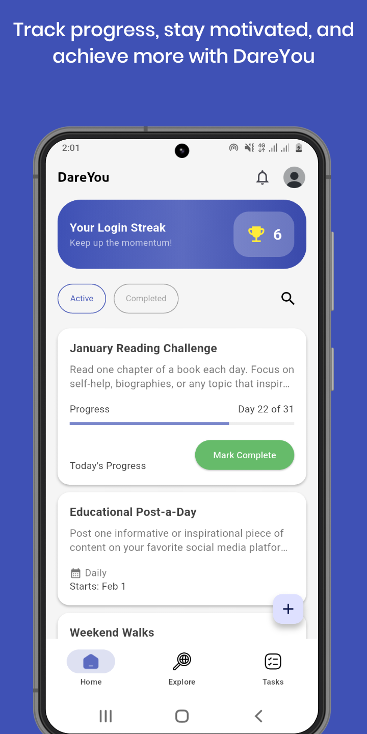 Media Dareyou: Goal Maker & Tracker 1
