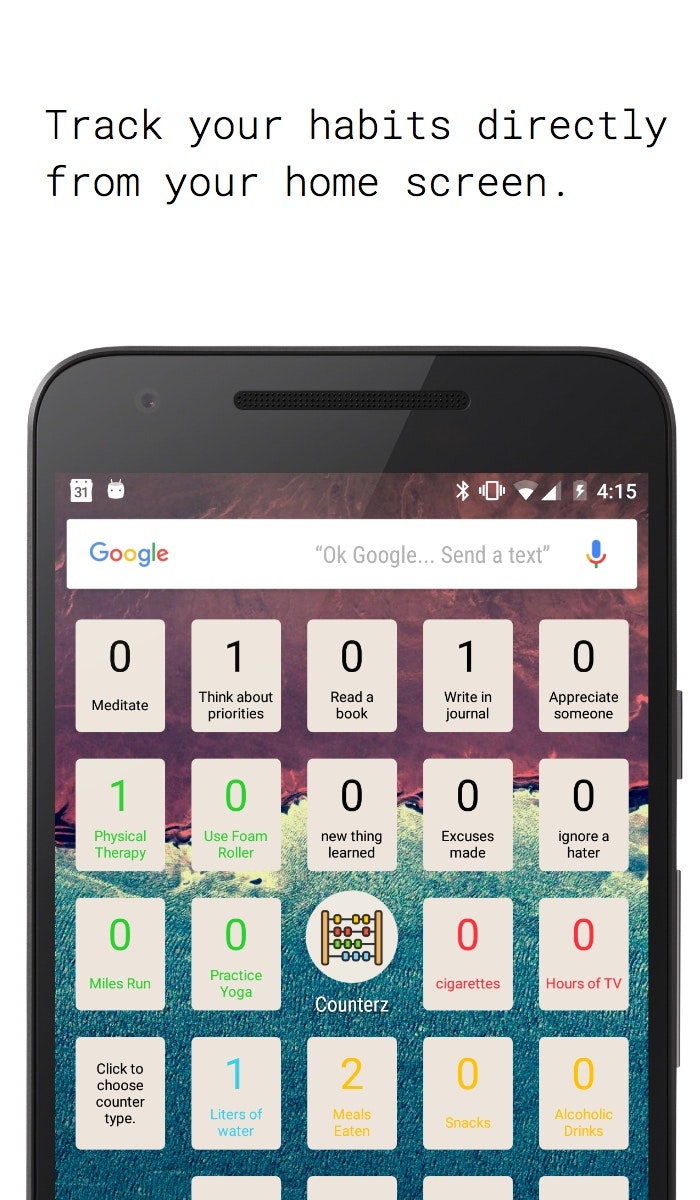 Counterz - Android Daily Habit Tracker gallery image