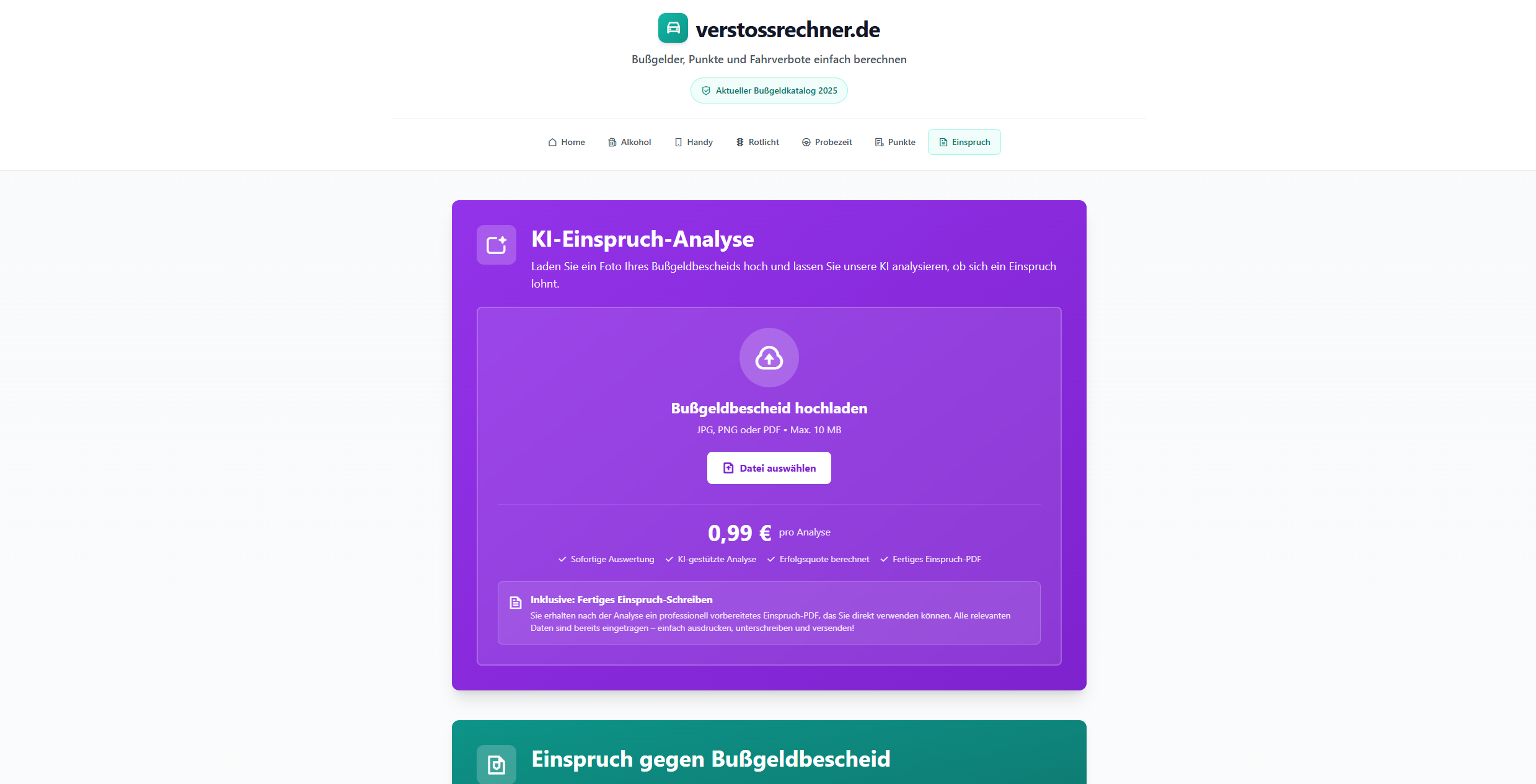 Bußgeldrechner 2026 gallery image