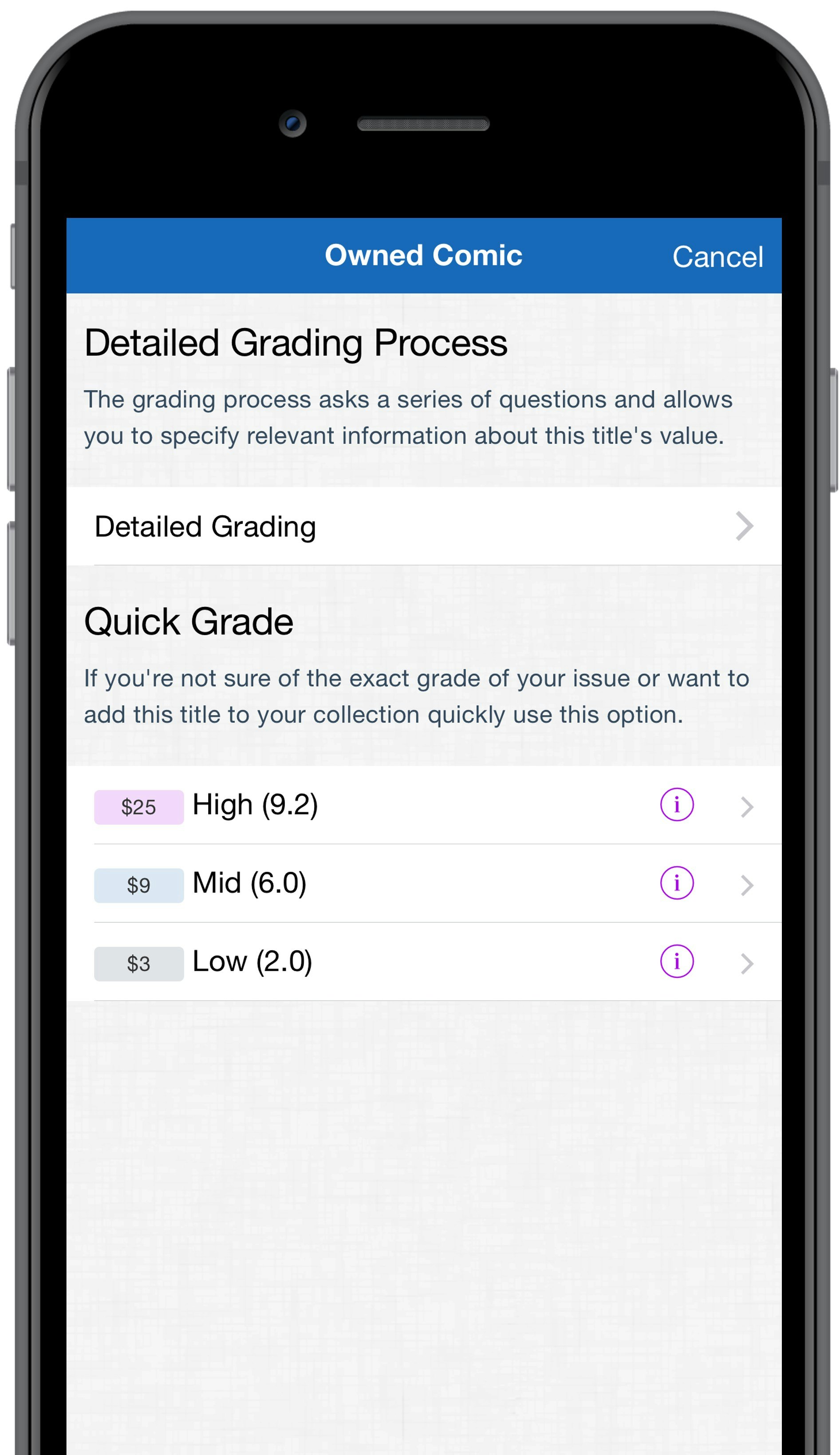 Key Collector Comics Mobile App gallery image
