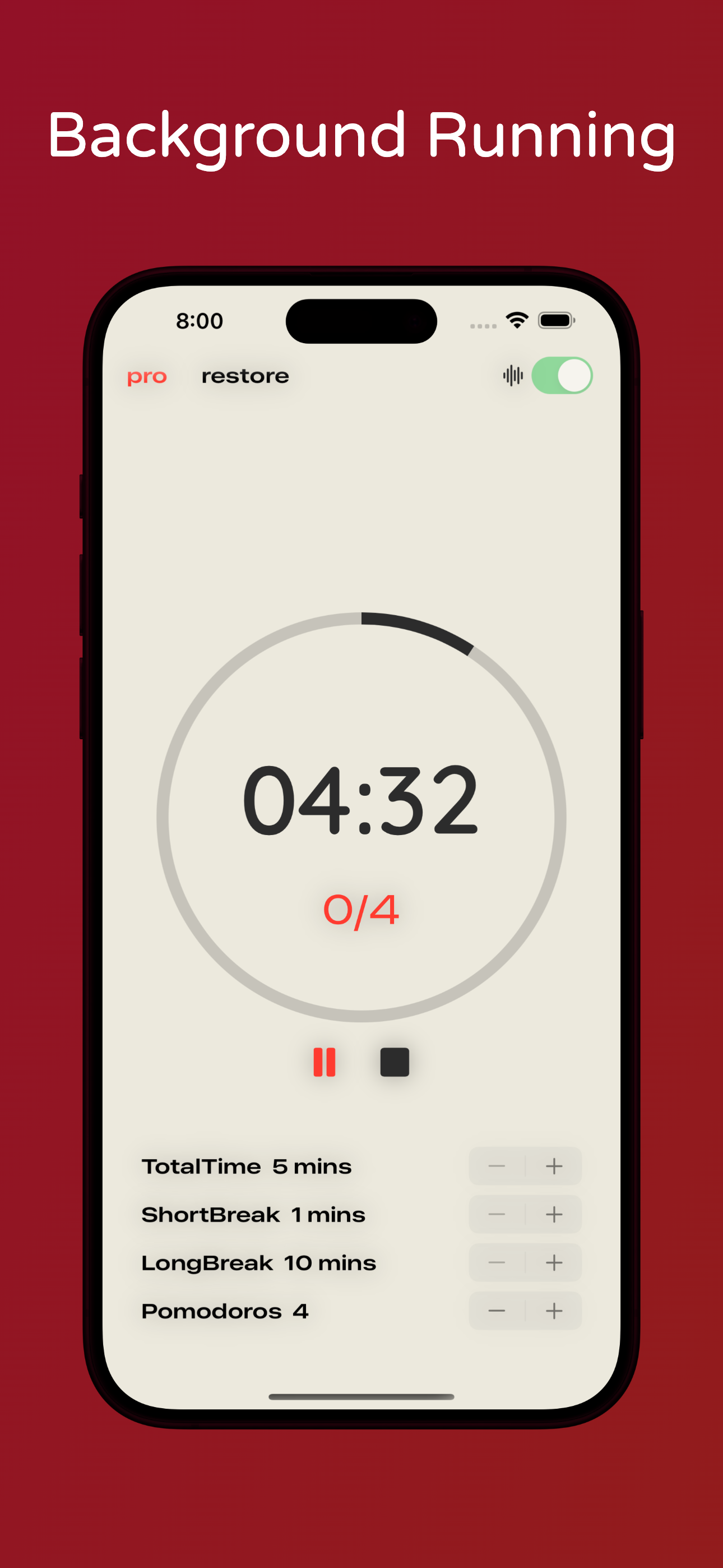 وسائط تركيز سهل - أداة Pomodoro - اجعل الدراسة والعمل بشكل أفضل. 2