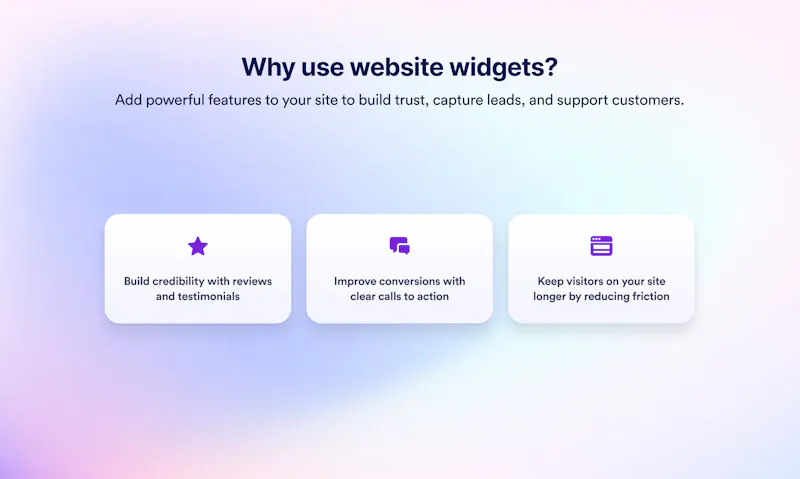 Jotform Website Widgets screenshot 4