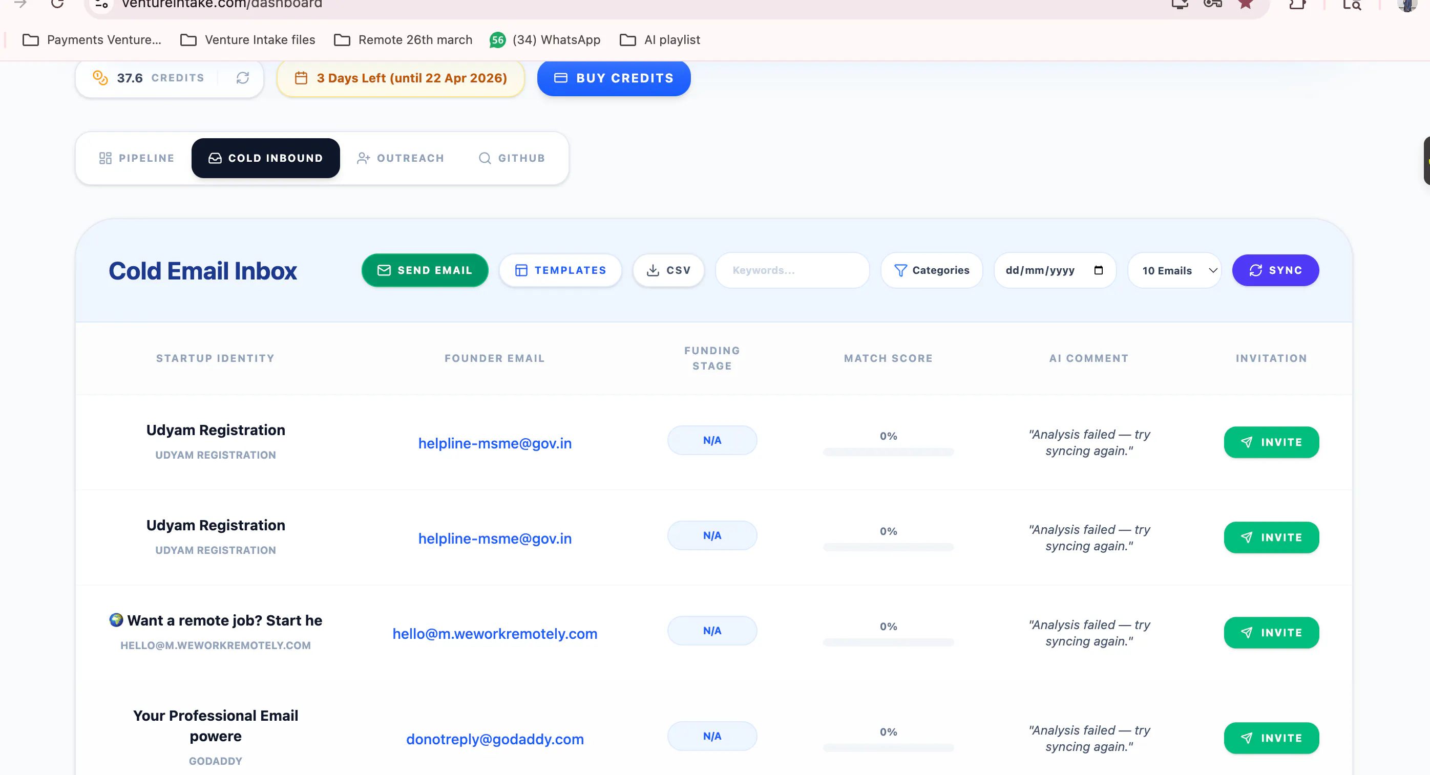 Venture Intake - (Venture Capital CRM) gallery image