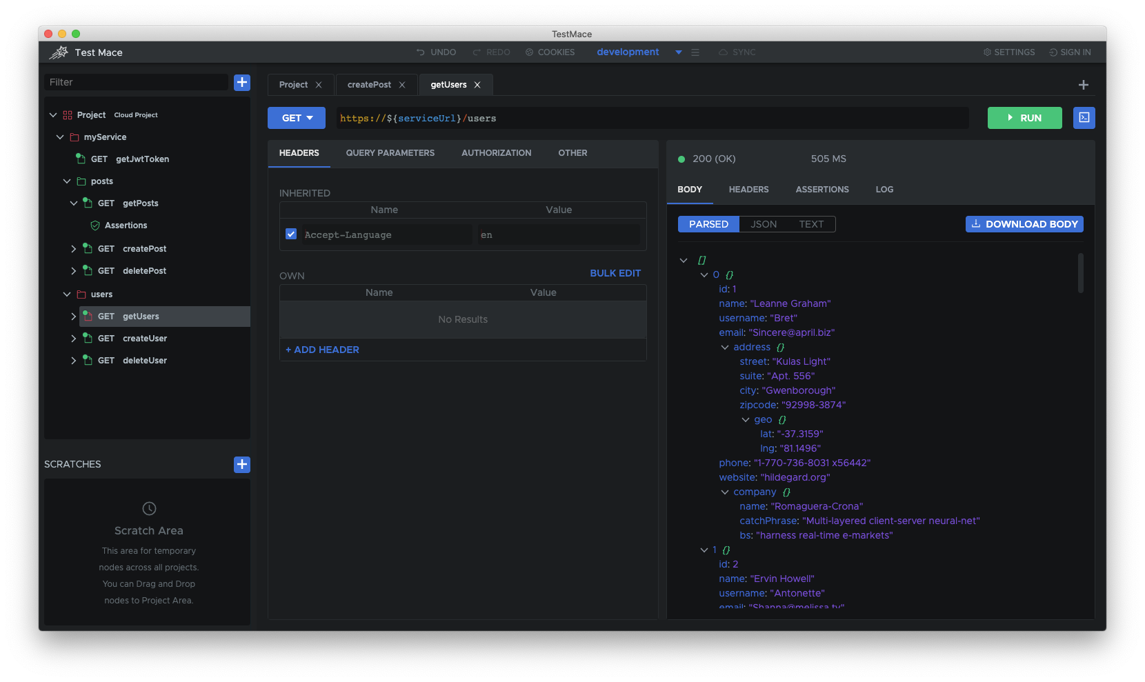 TestMace gallery image