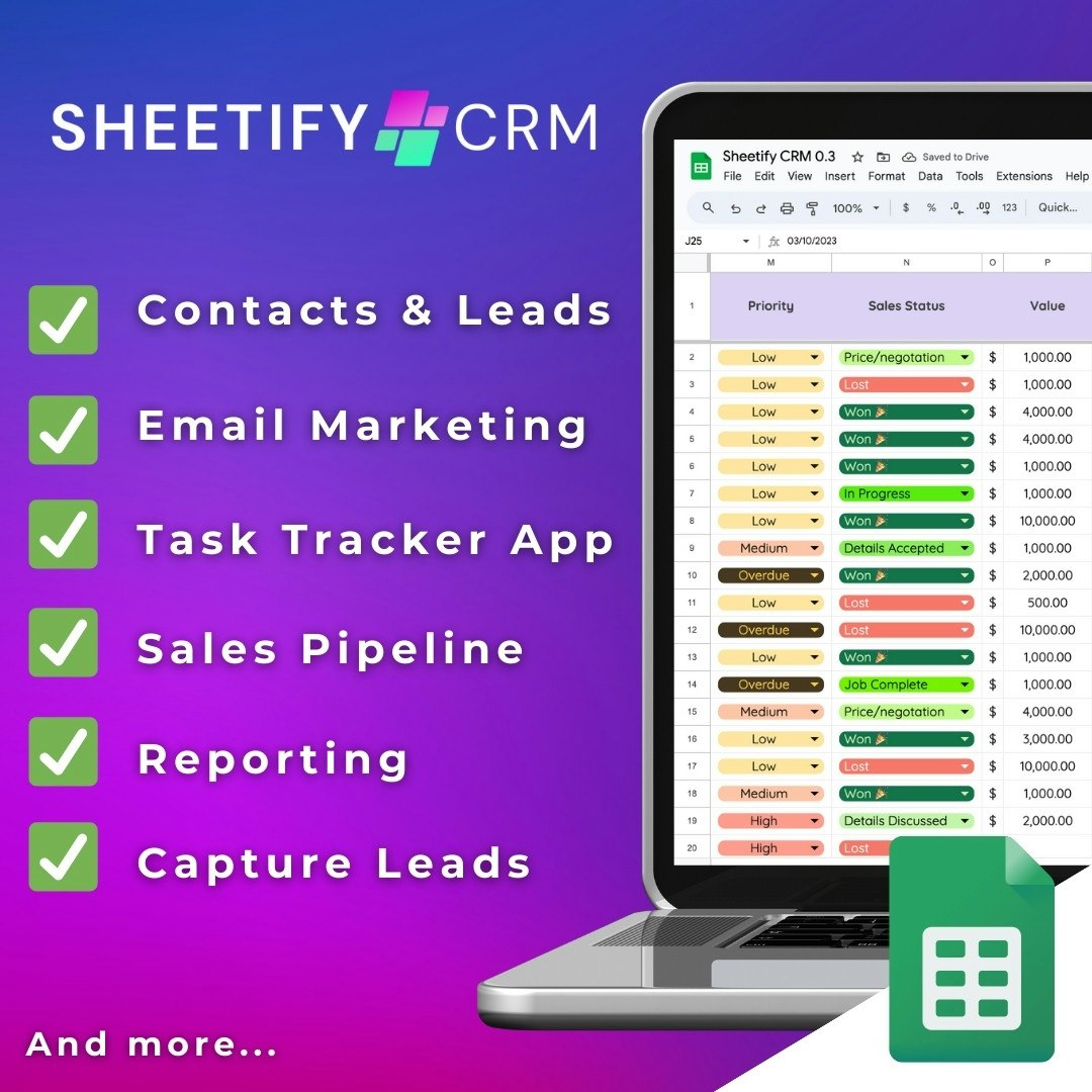 Sheetify CRM logo