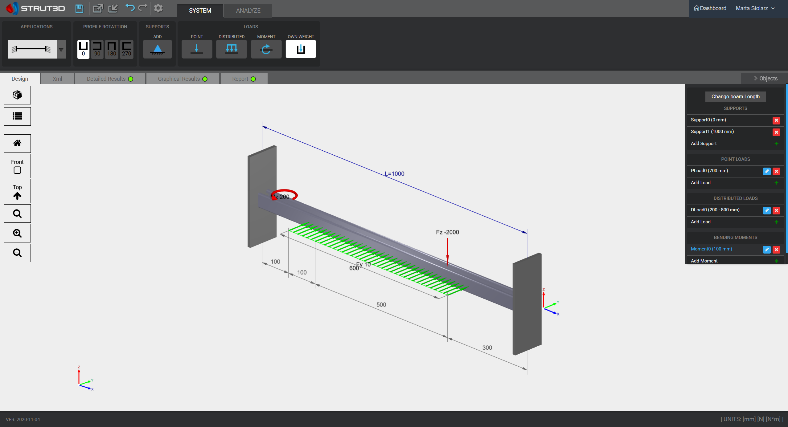 Strut3d - Main product screenshot demonstrating key features and user interface