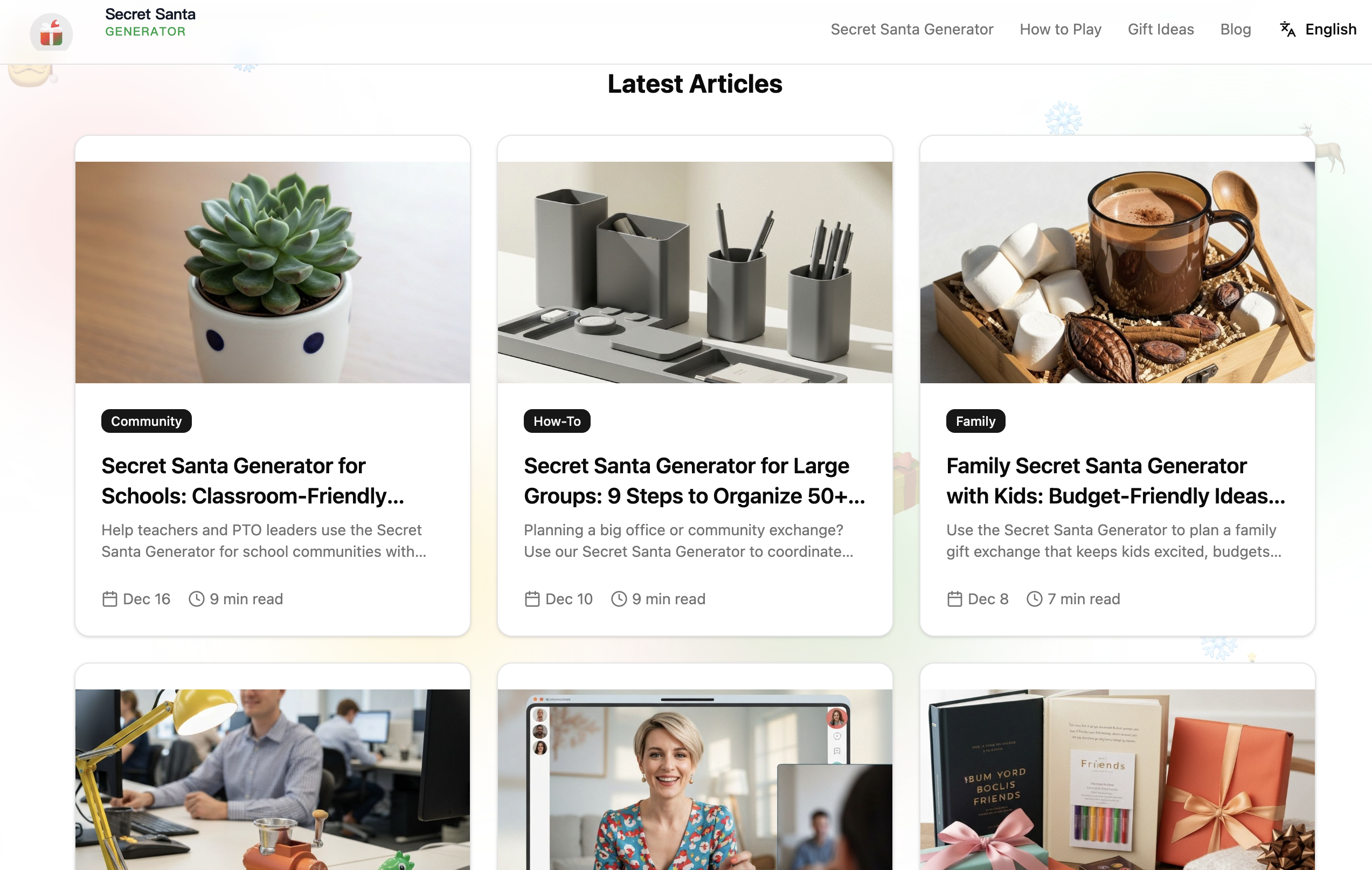 Secret Santa generator—no email required gallery image