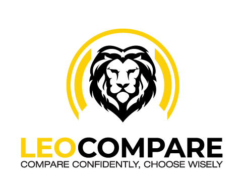 LeoCompare - Product Hunt launch logo and brand identity