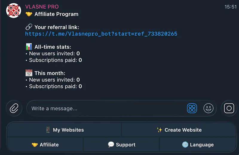Vlasne.pro - fast web site generator screenshot 12