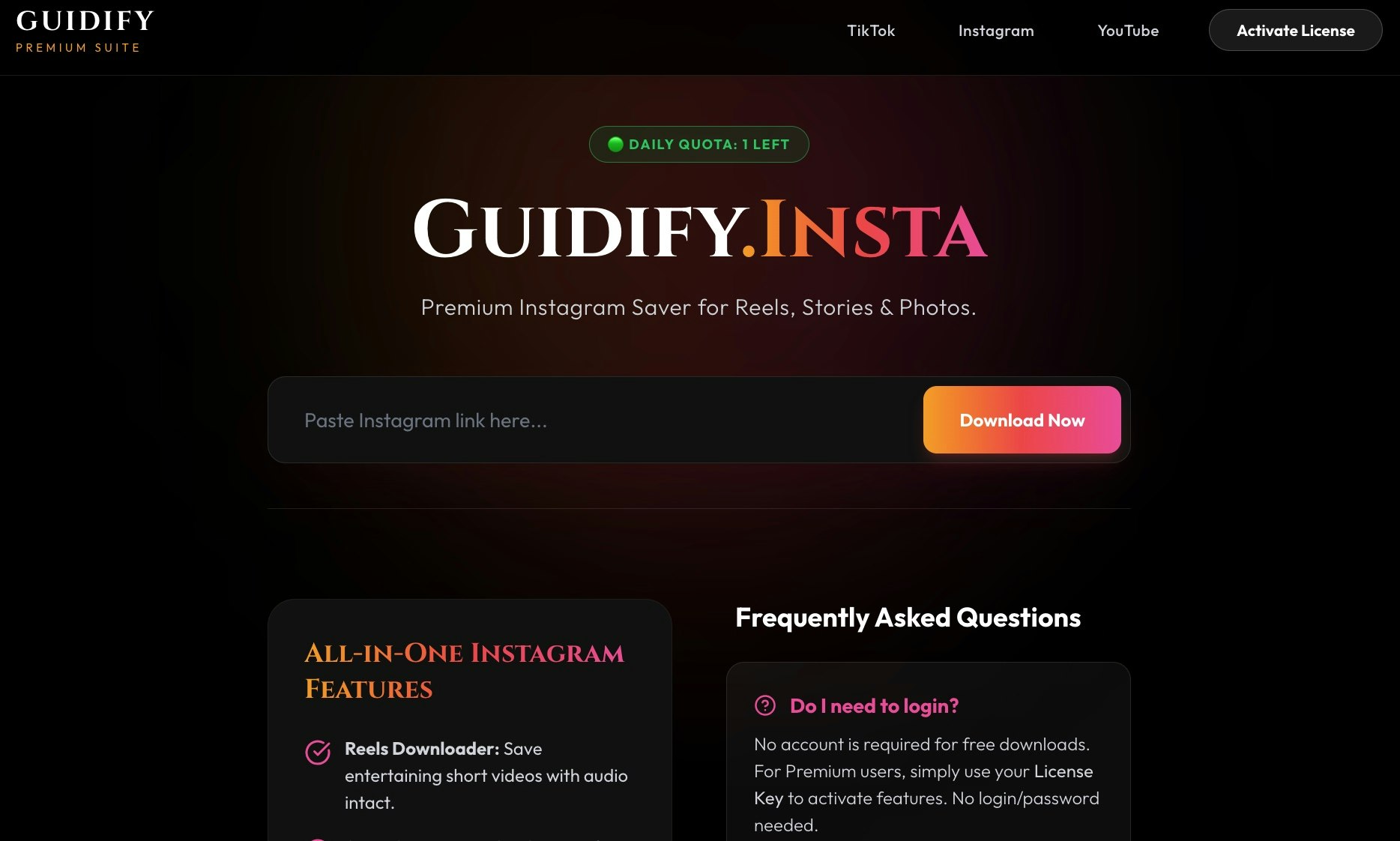 Guidify - Screenshot 3 showing product features and functionality